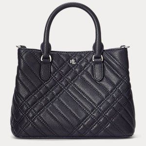 Lauren by Ralph Lauren - Plaid Quilted Mini Marcy II Satchel - Brand New w/ Tags